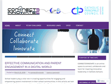 Tablet Screenshot of connect2innovate.com